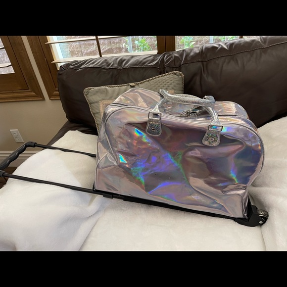 Justice Bags Justice Happy Leds Lighted Rolling Wheels Travel